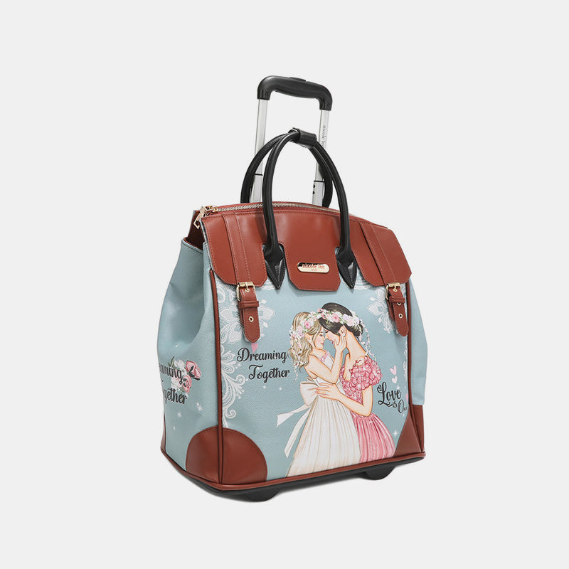 Nicole Lee - USA - Printed Rolling Tote Bag