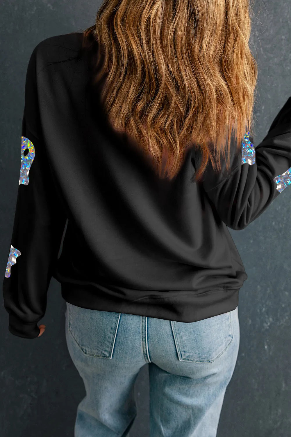 Ghost Round Neck - Long Sleeve Sweatshirt