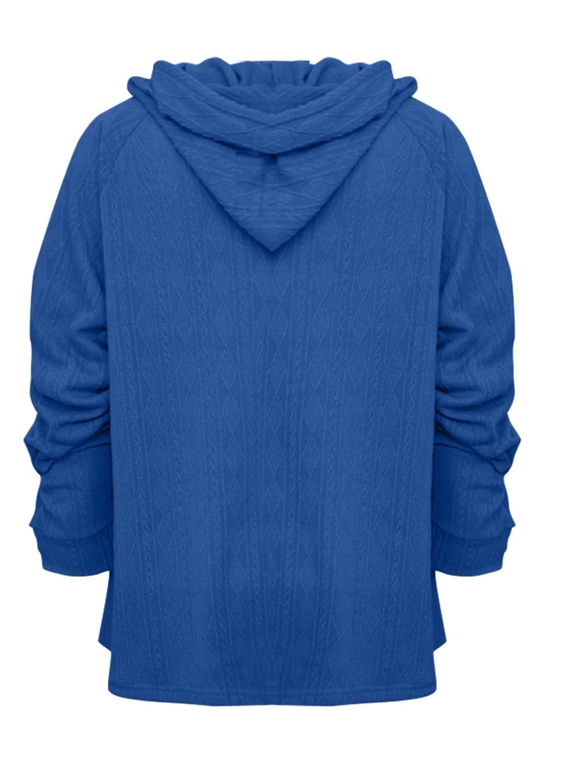Full Size Drawstring- Long Sleeve Hoodie