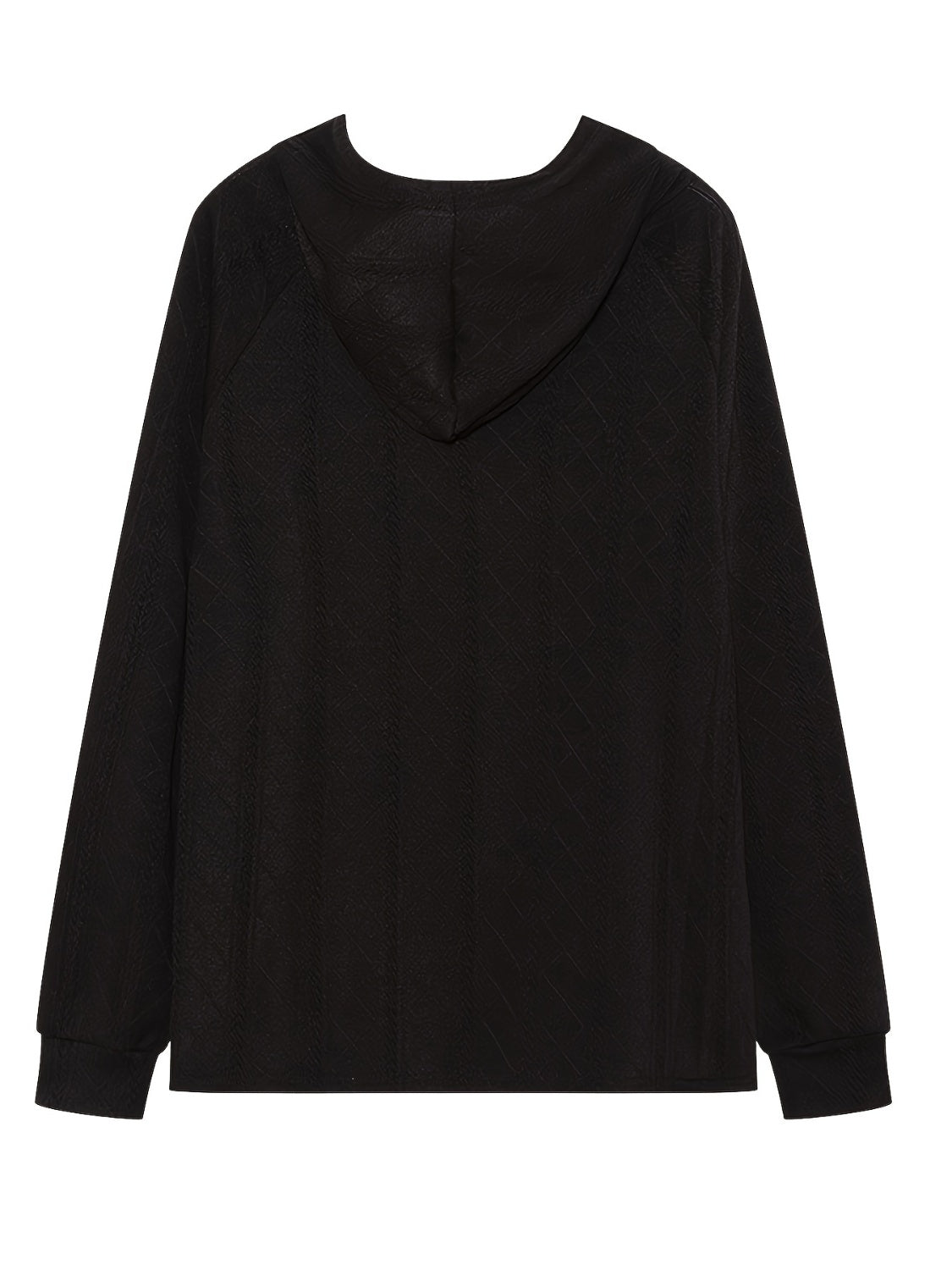 Full Size Drawstring- Long Sleeve Hoodie